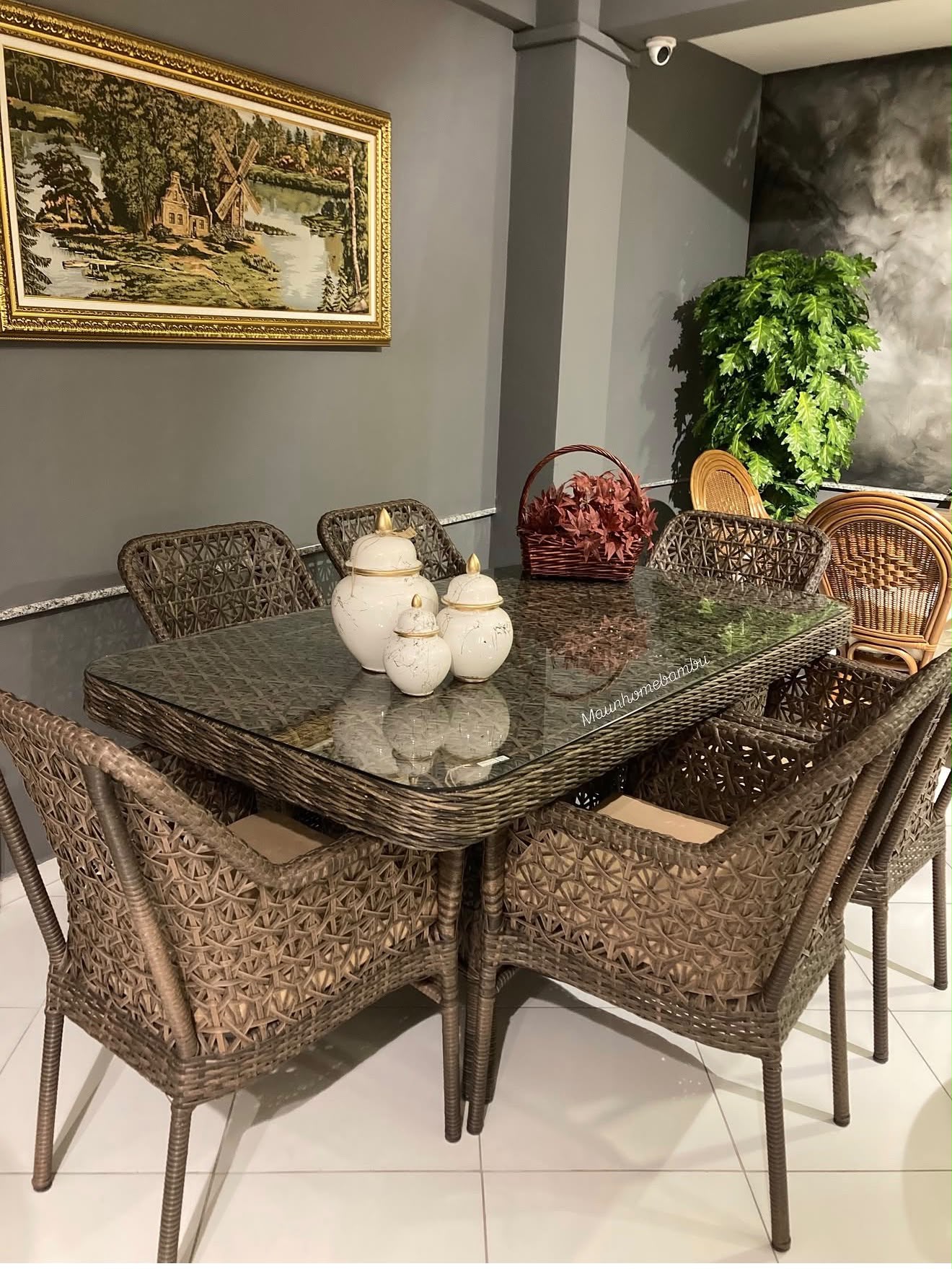 MG JASMİN RATTAN 6 KİŞİLİ MASA TAKIMI